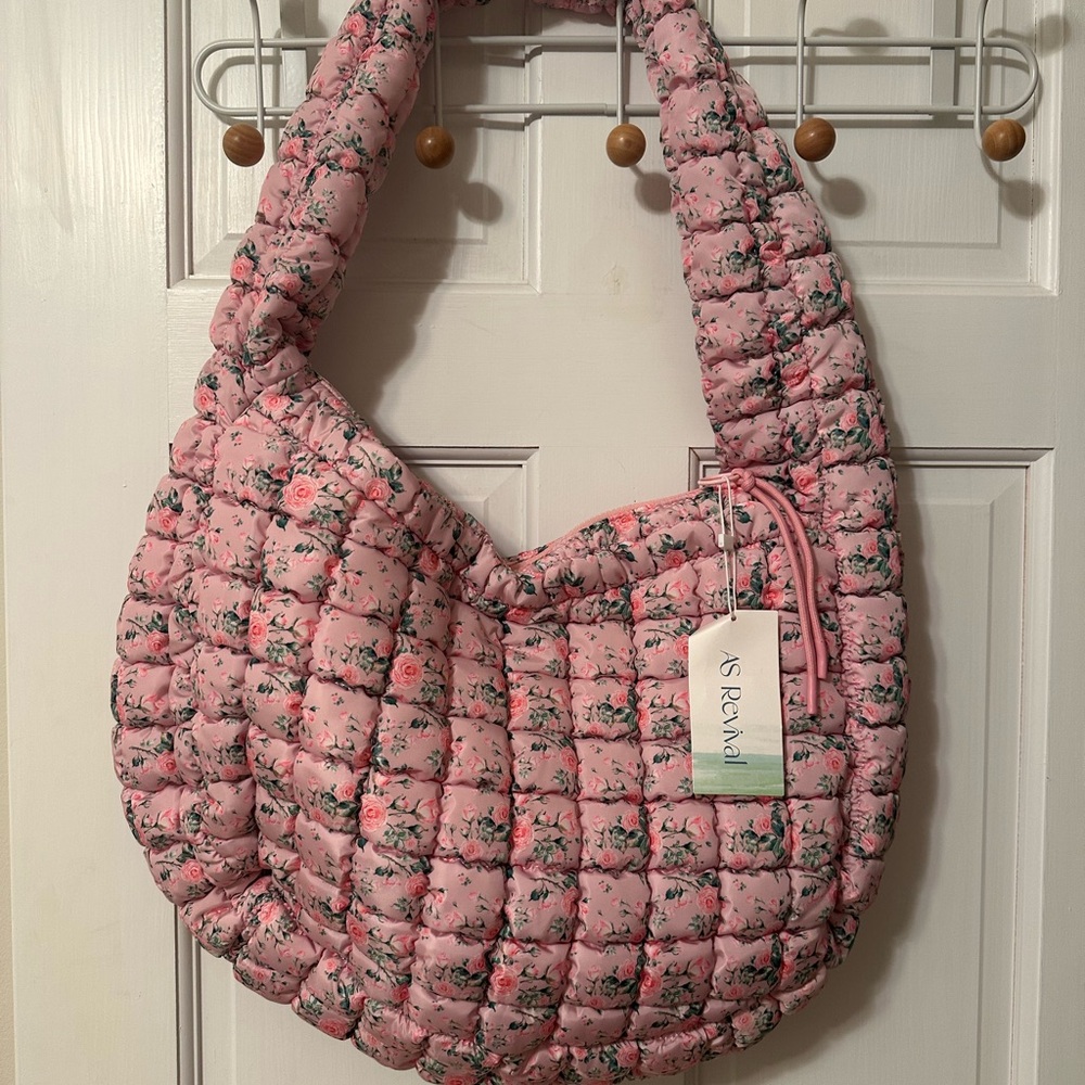 Altar’d State Pink Quilted Women's Bag